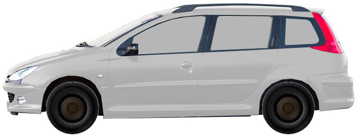 Peugeot 206 2E, 2K Wagon (2002-2007) 1.6 16V